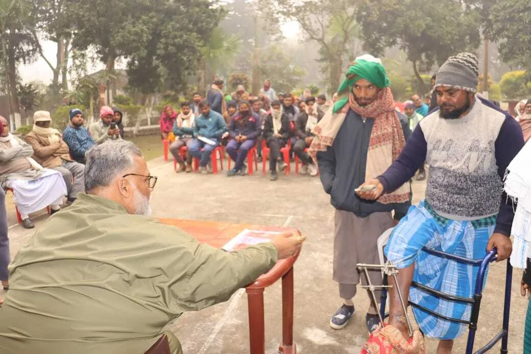 खुर्दा में पूर्णिया सांसद पप्पू यादव ने जनता दर्शन के दौरान कई मामले का किया निष्पादन