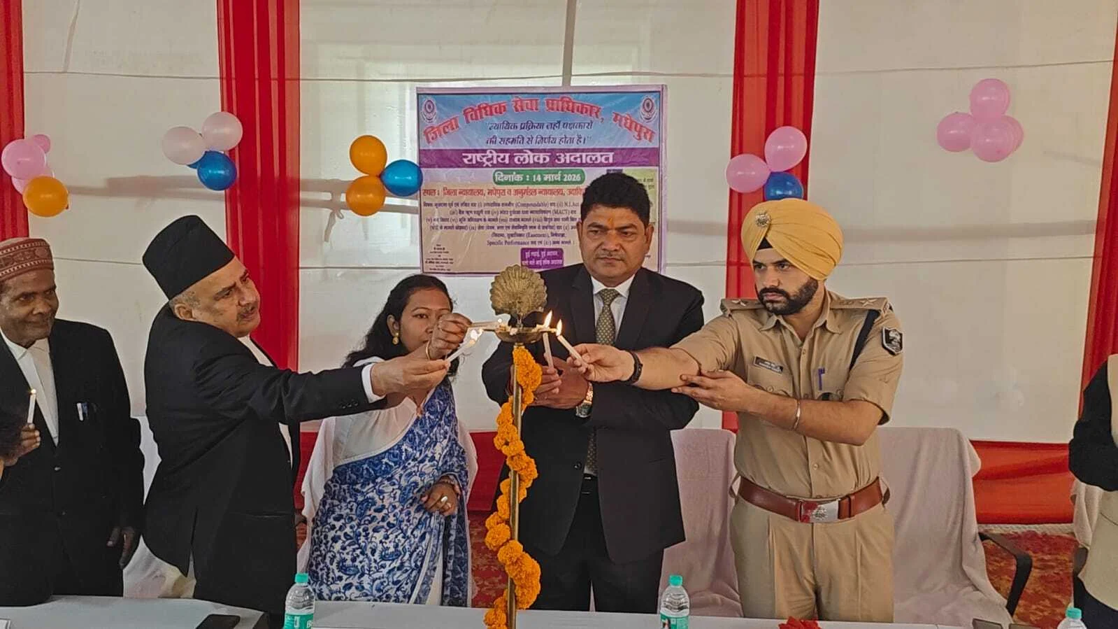 मधेपुरा में राष्ट्रीय लोक अदालत का आयोजन, 11 बेंचों में मामलों की सुनवाई, जिला जज ने किया उद्घाटन