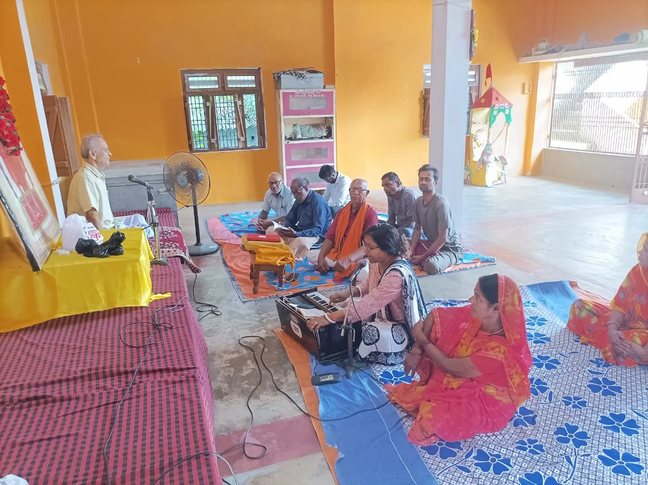 महर्षि वेदव्यास जयंती एवं गुरु पूर्णिमा पर संतमत सत्संग का आयोजन